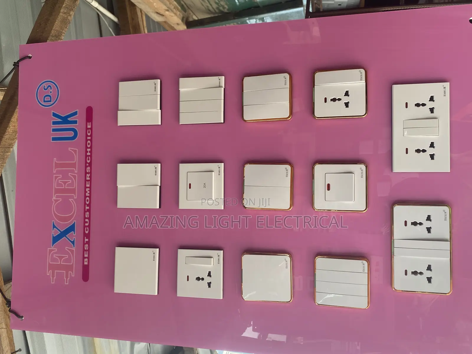 Luxurious Socket and Switches