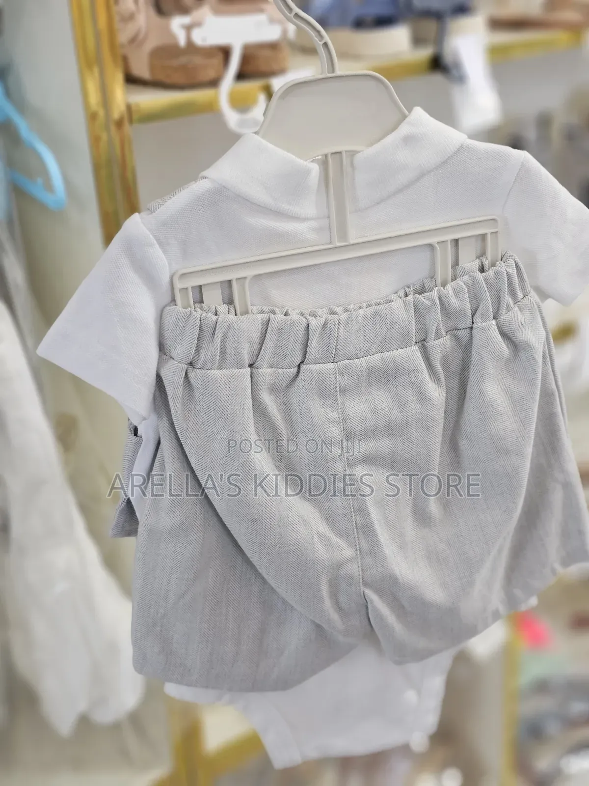 LCW Baby Baby Boys' Shirt, Shorts and Vest 3-Piece Set