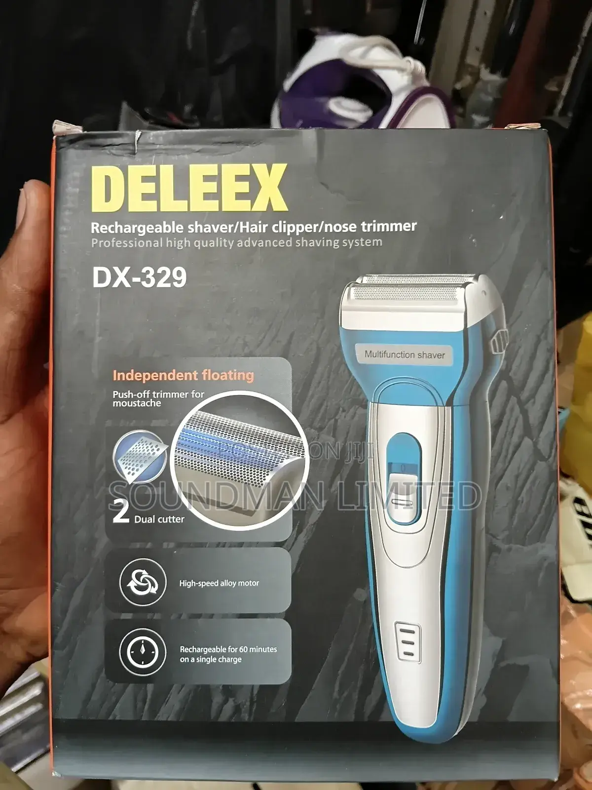 Deleex 3 in 1 Rechargeable Hair Clippers Shaver Nose Hair Trimmer