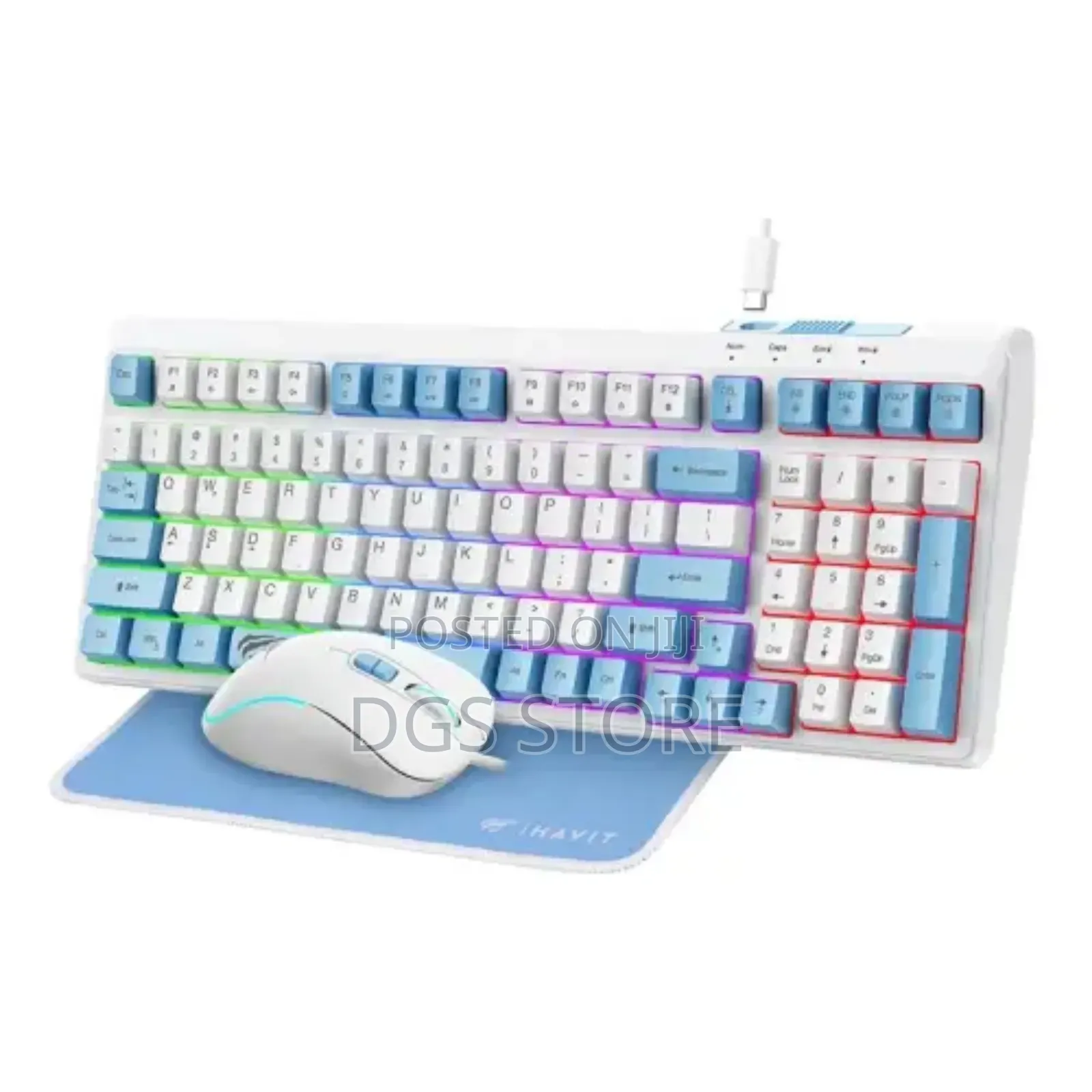 Havit Gamenote Kb897cm Gaming Combo Mouse Keyboard Mouse Pad