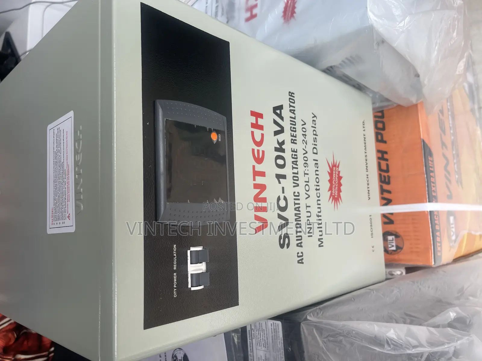 Vintech 10kva Industrial Automatic Voltage Stabilizer