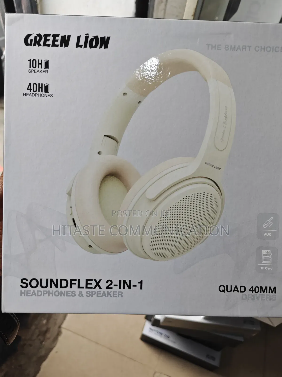 Greenlion Sound Flex 2-in -1 Headphones and Speaker