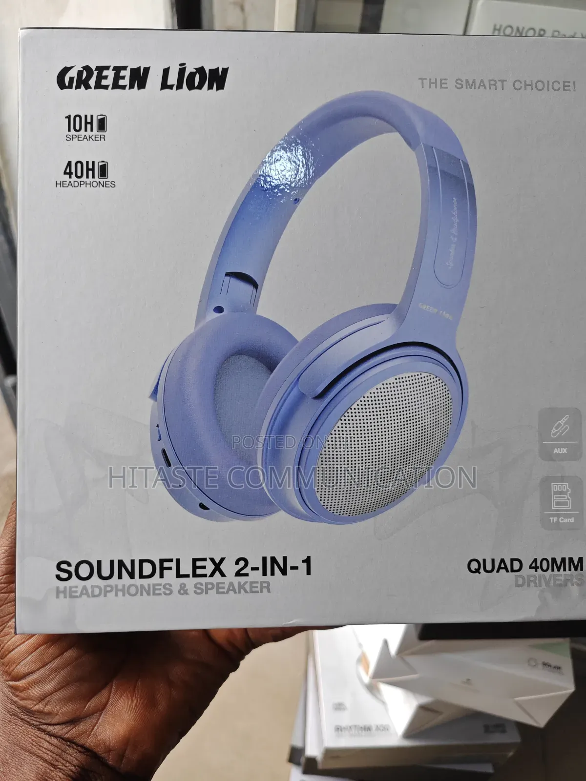 Greenlion Sound Flex 2-in -1 Headphones and Speaker