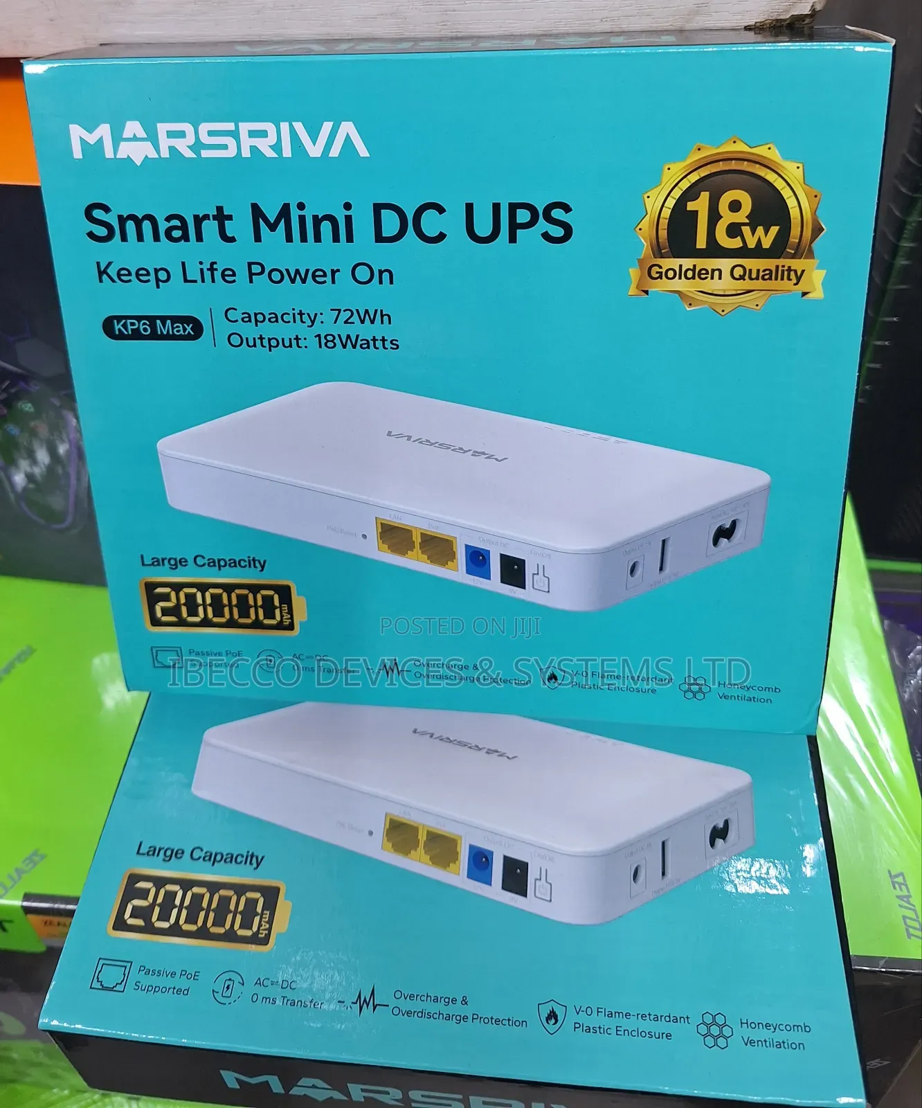 Marsriva 20000mah Mini Dc Ups Router Power Bank
