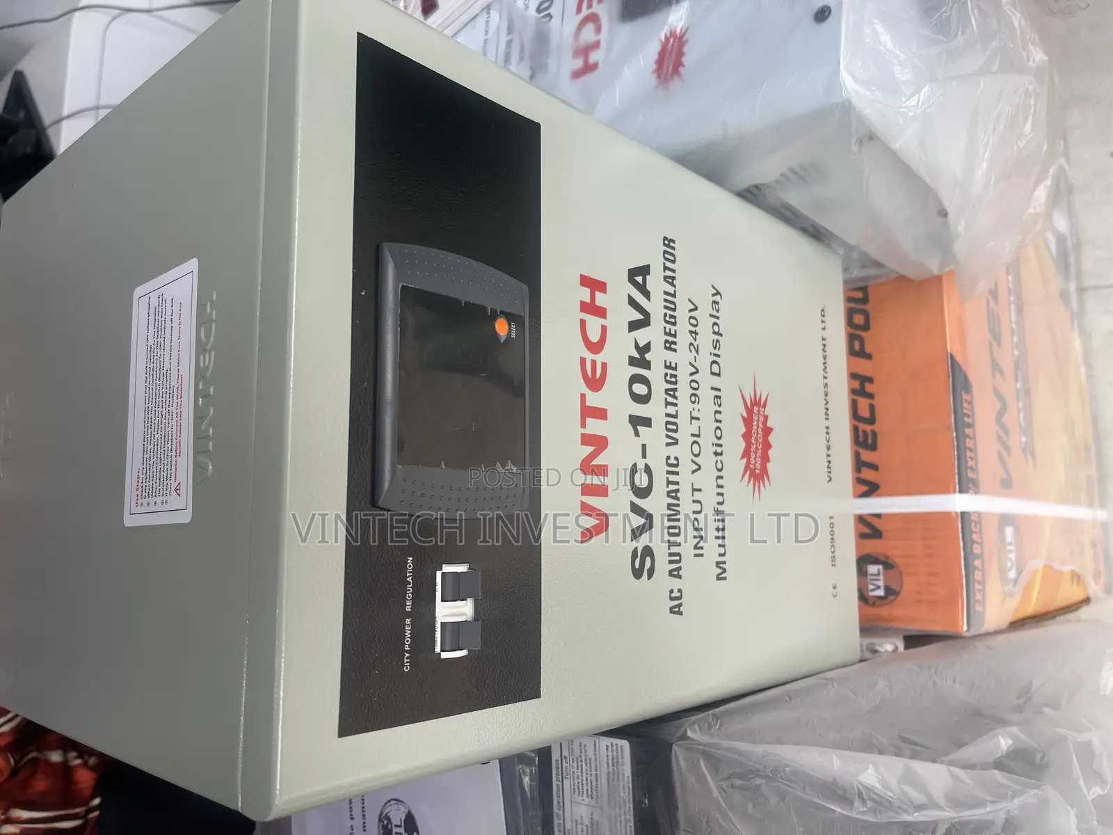 Vintech 10kva Industrial Single Phase Stabilizer