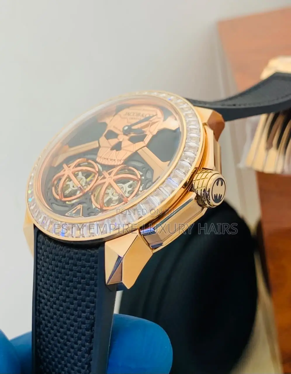 High Quality Jacob Co Rubber Wristwatch