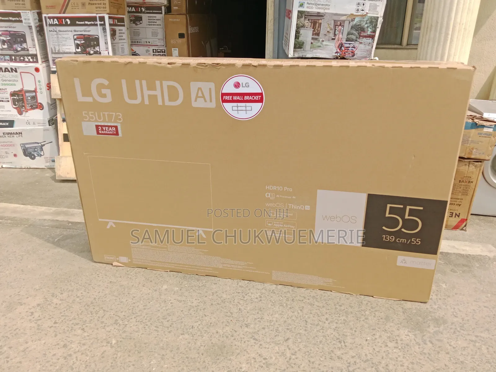 Lg Television 55inch Smart 2years Warranty