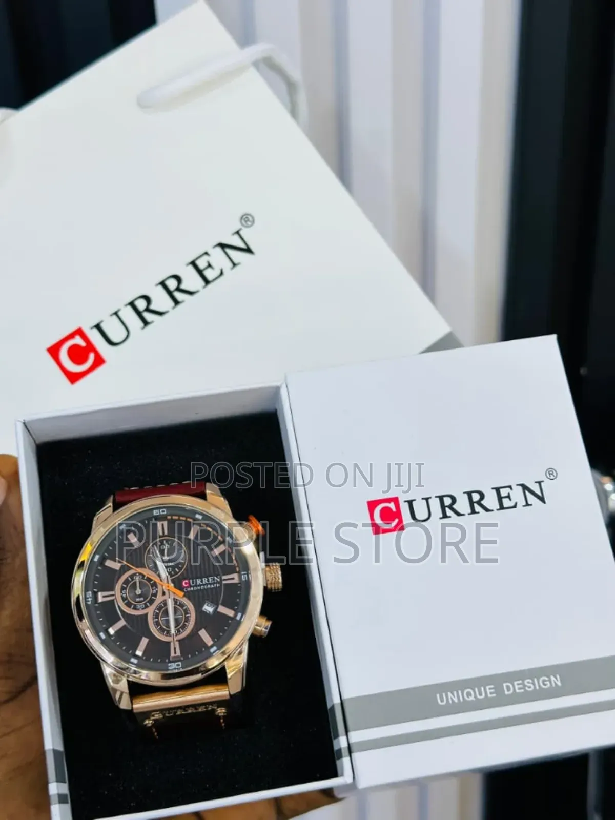 Quality Curren Functional Chronogrqph Wristwatch
