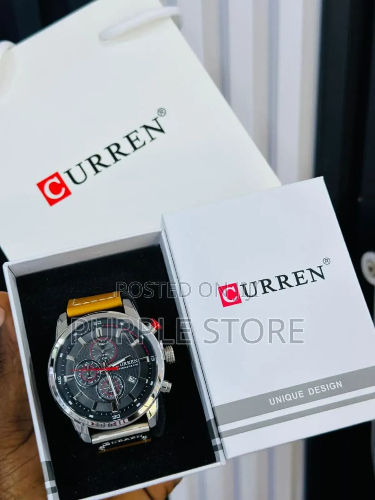 Quality Curren Functional Chronogrqph Wristwatch