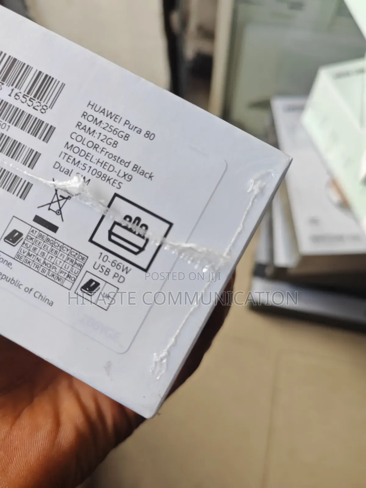 New Huawei Pura 80 Pro 512 GB Black