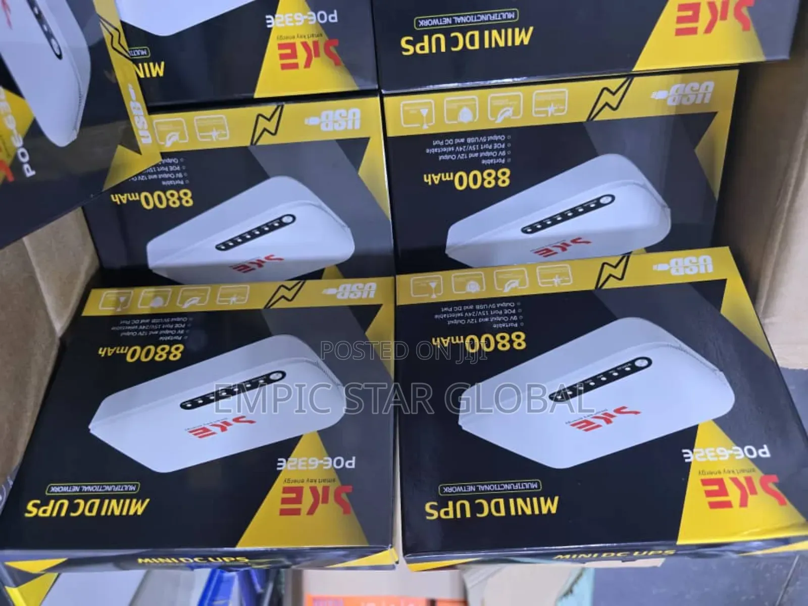 Ske Power Bank For Router Mini Dc Ups 8800mah Poe-632e