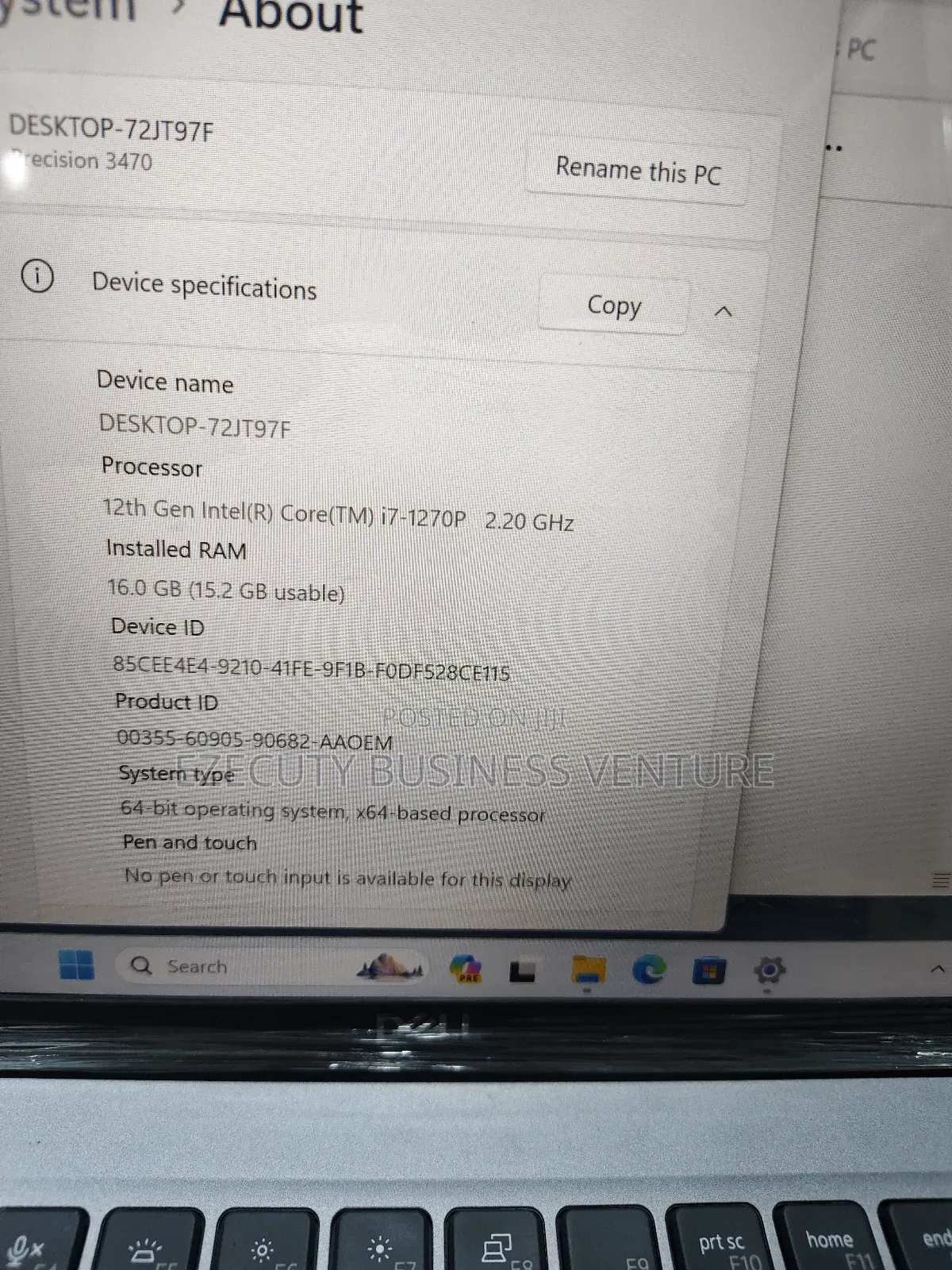 Laptop Dell Latitude 14 3470 16GB Intel Core i7 SSD 256GB
