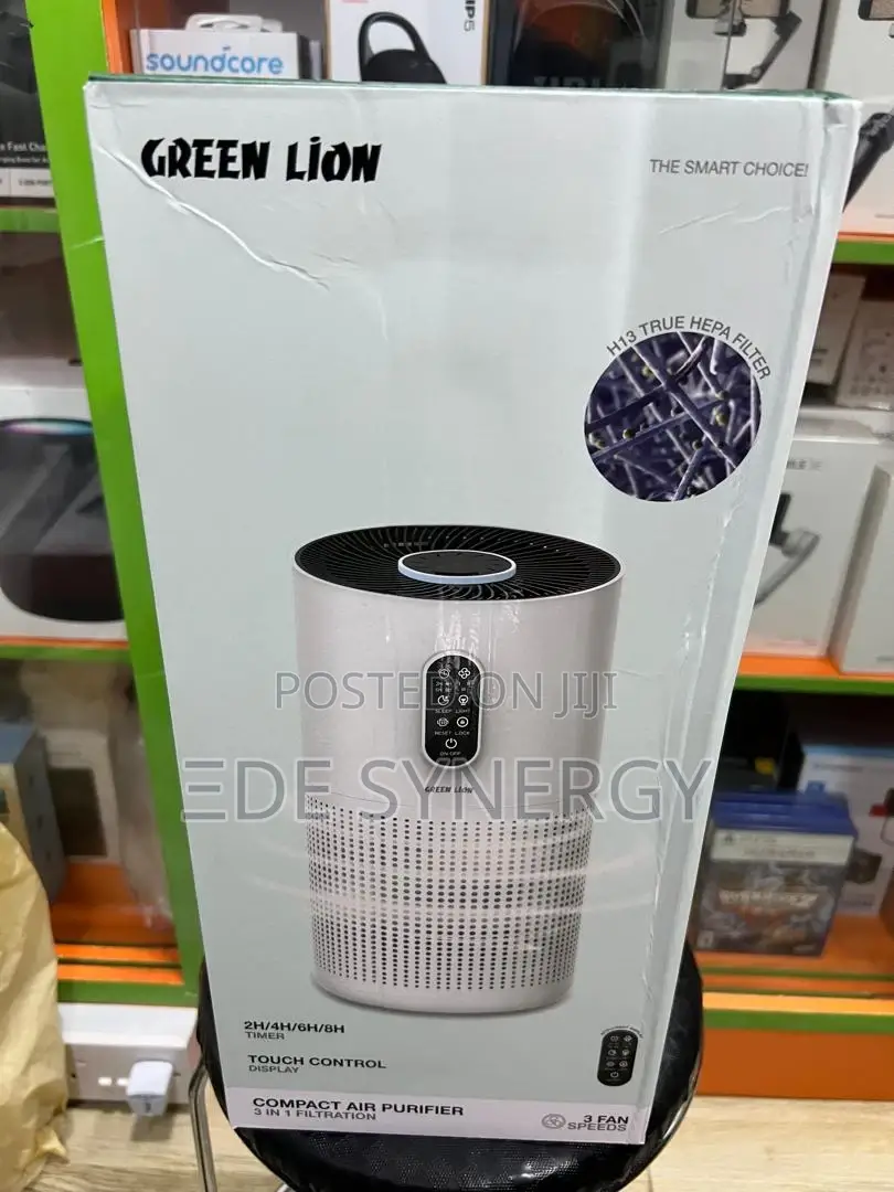 Compact Air Purifier 3n1 Filtration