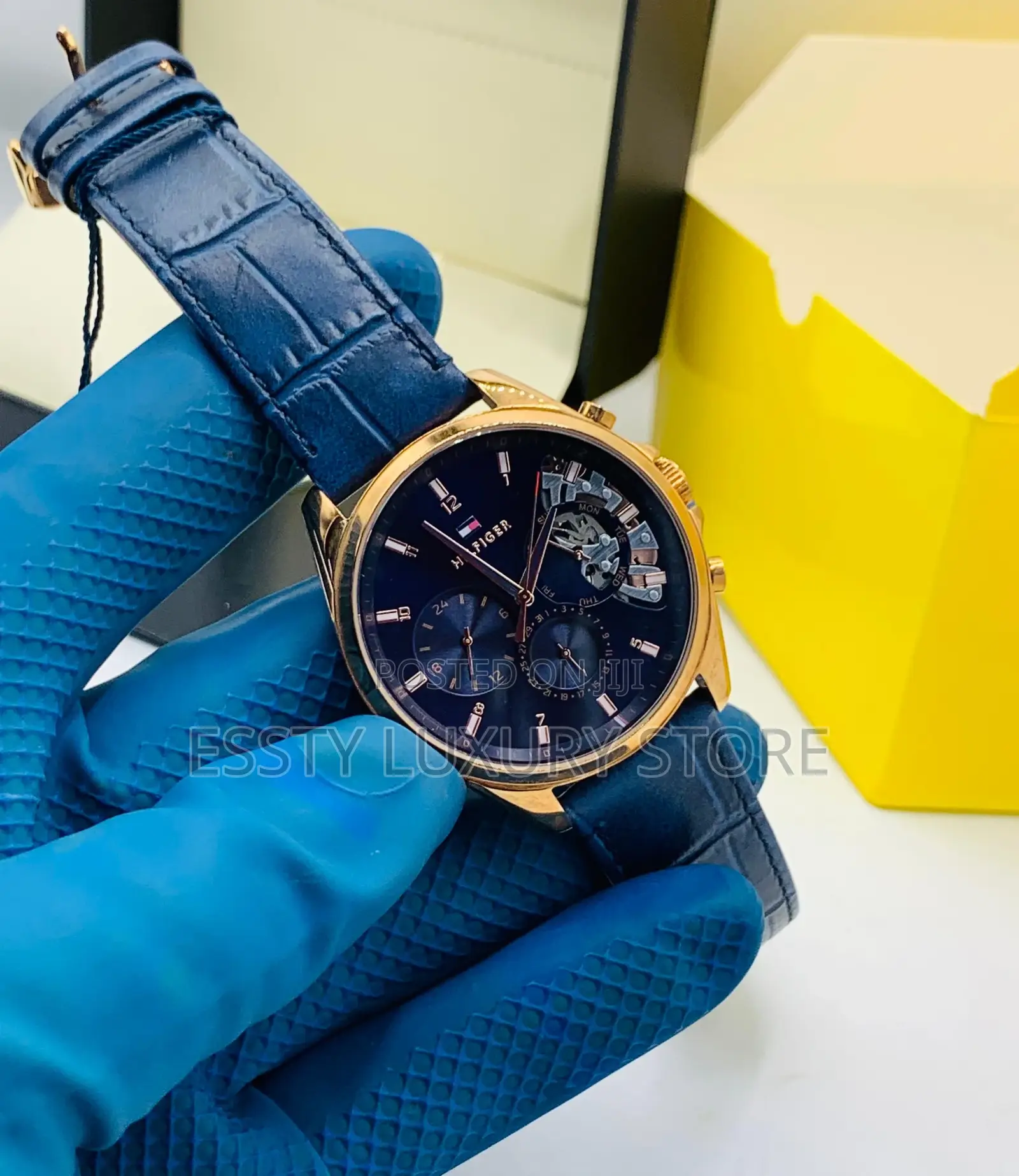 High Quality Luxury Tommy Hilfiger Leather Wristwatch