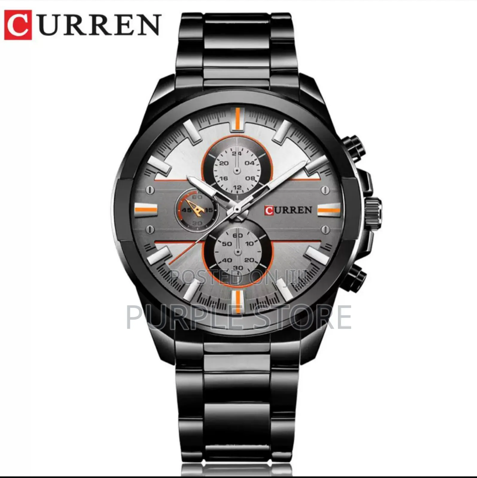 Quality Curren Men's Wristwatch With Box, Bag, Manual.