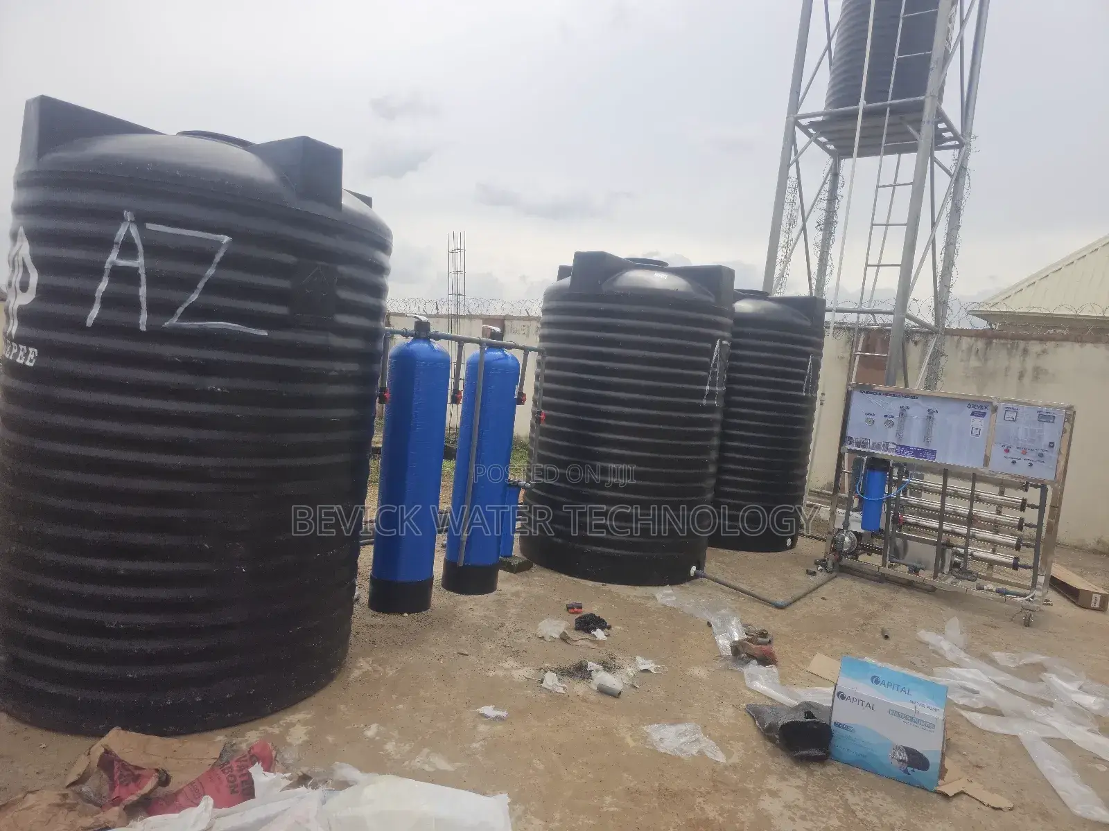 Water Treatment Machine For Pure Water Factory
