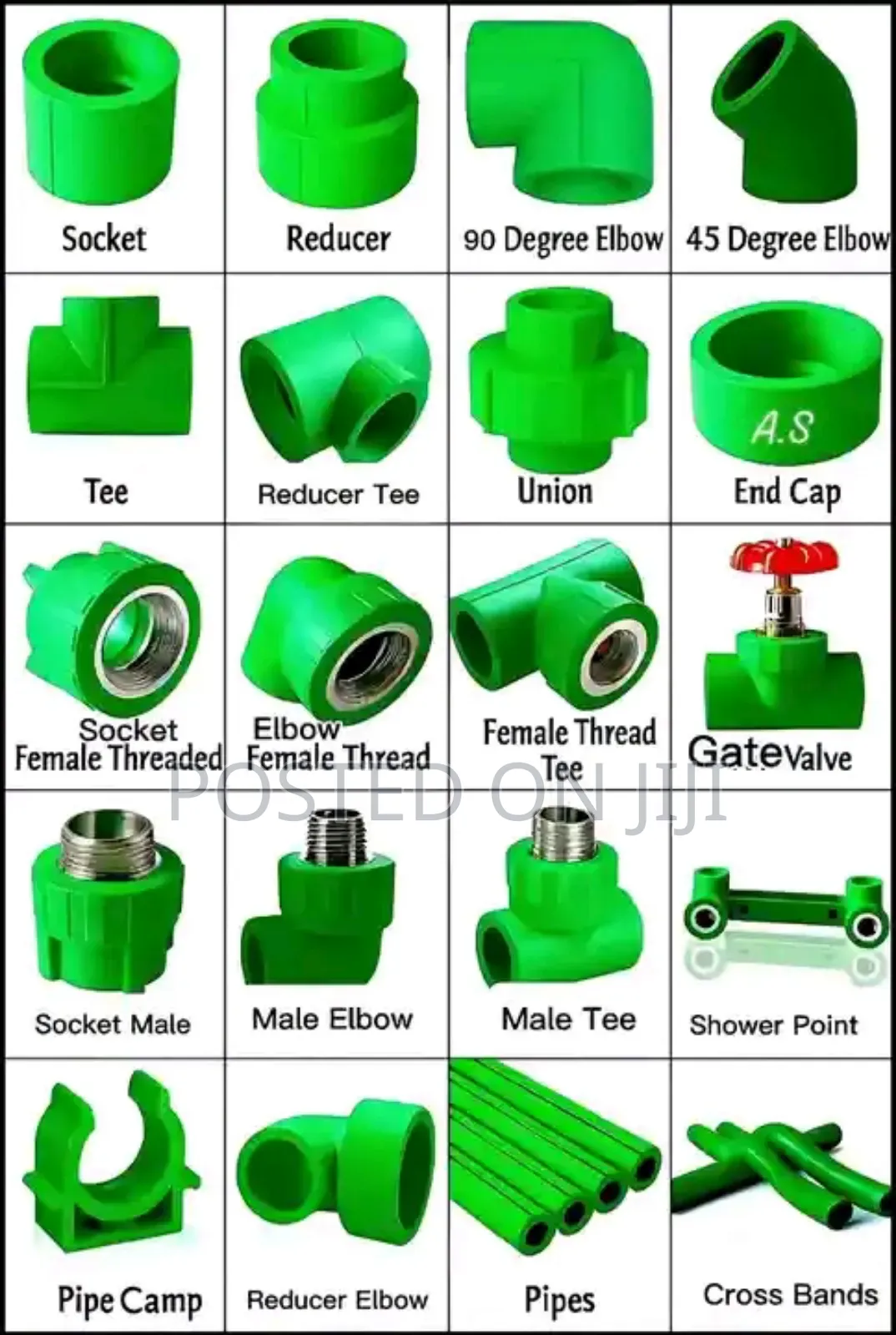 PVC and PPR Fittings and Connectors Available in All Sizes