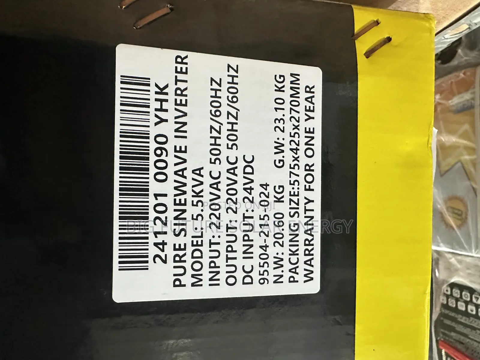 5.5kva Yohako Solar Inverter 24v