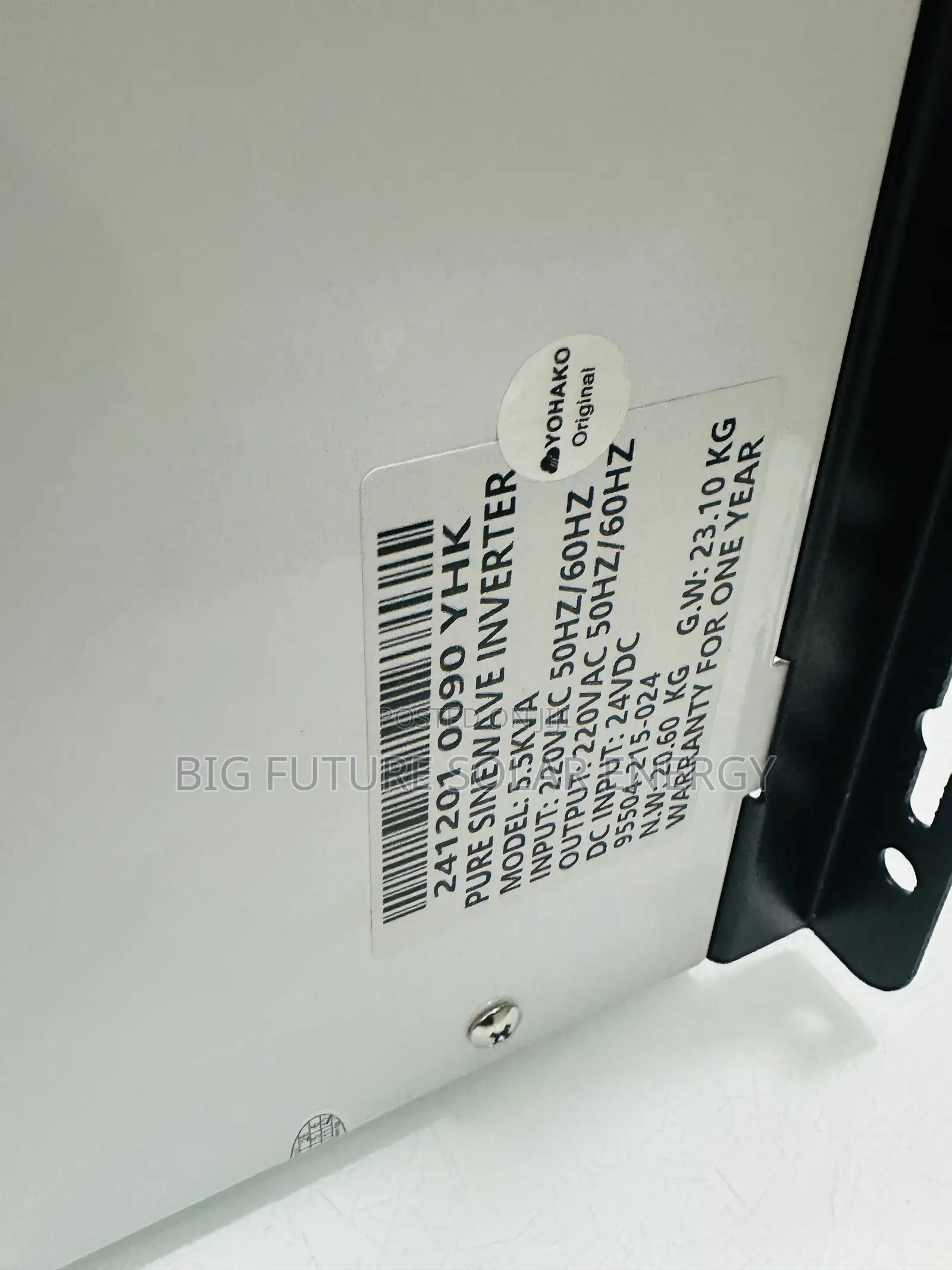 5.5kva Yohako Solar Inverter 24v
