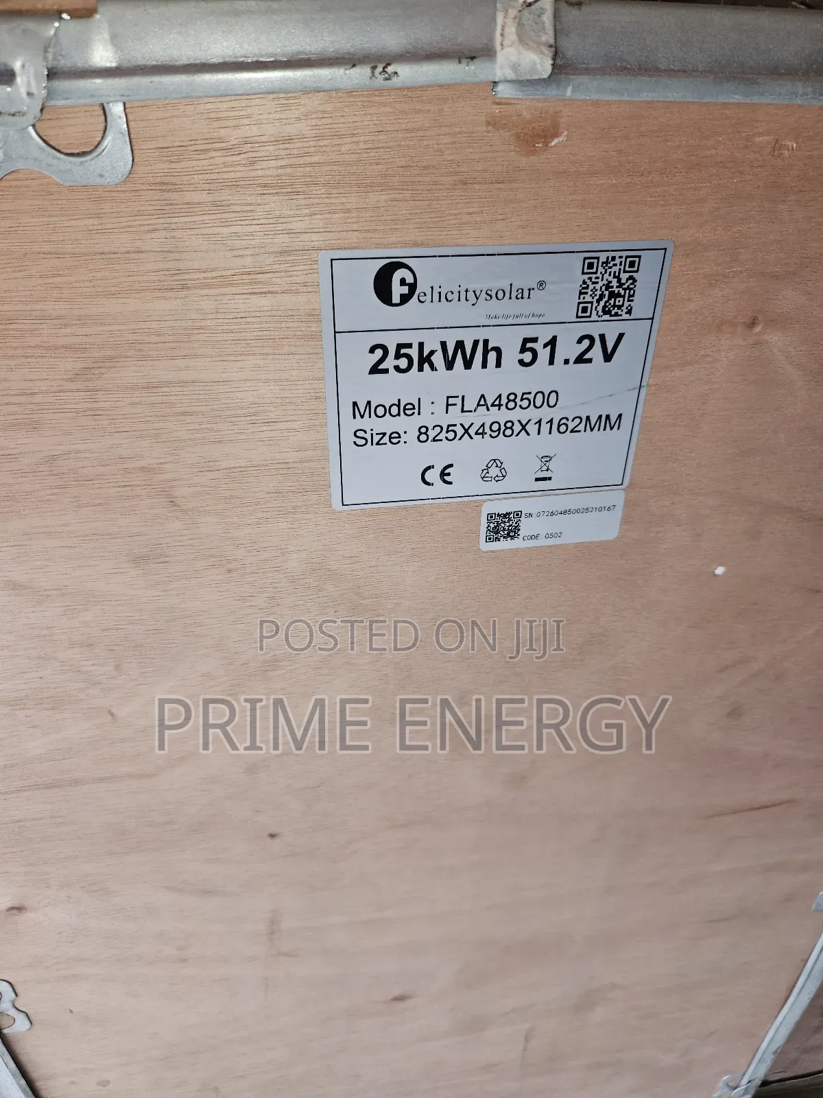 Felicity 25kwh Lifep04 Battery 51.2v