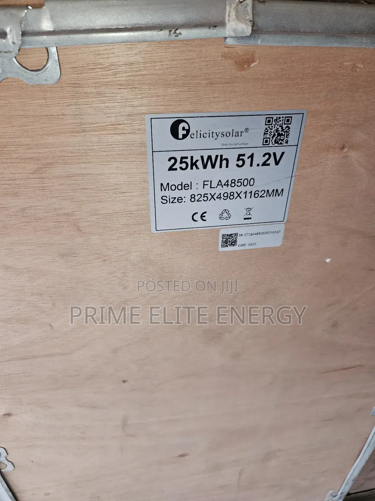Felicity 25kwh Lifep04 Battery 51.2v