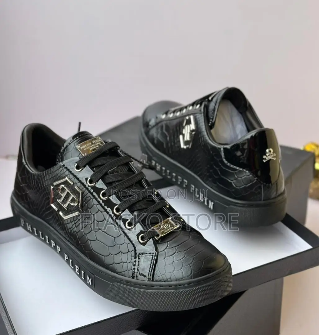 Original Philipp Plein Leather Sneakers