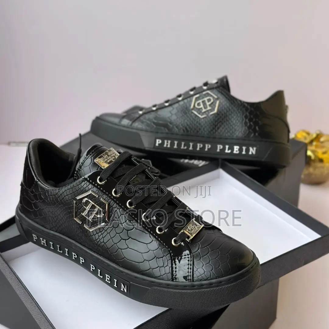 Original Philipp Plein Leather Sneakers