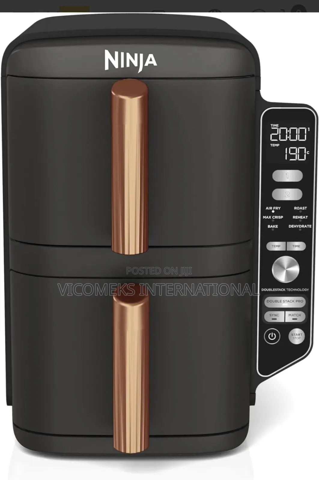 Double Stack Air Fryer Up and Down