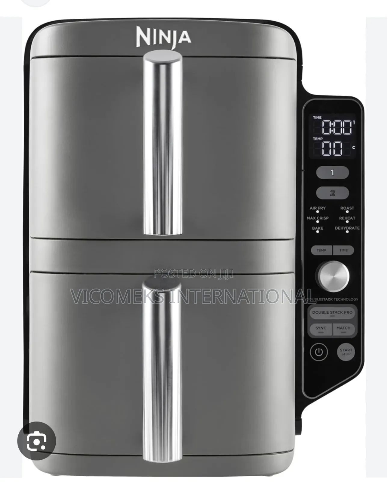 Double Stack Air Fryer Up and Down