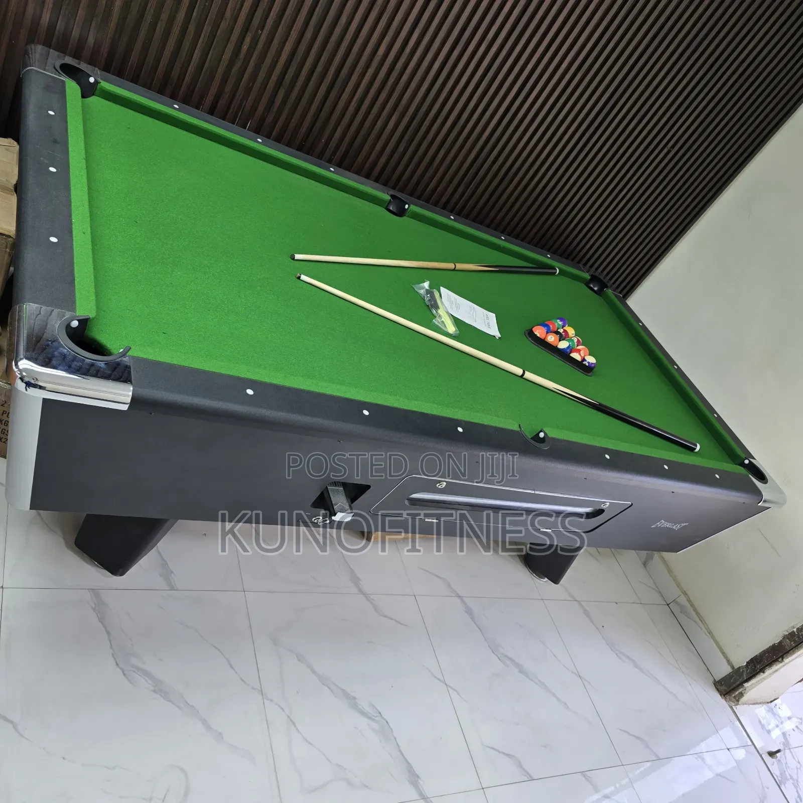 Imported 7ft Marble Snooker Table - Coin Operated, Professional Grade