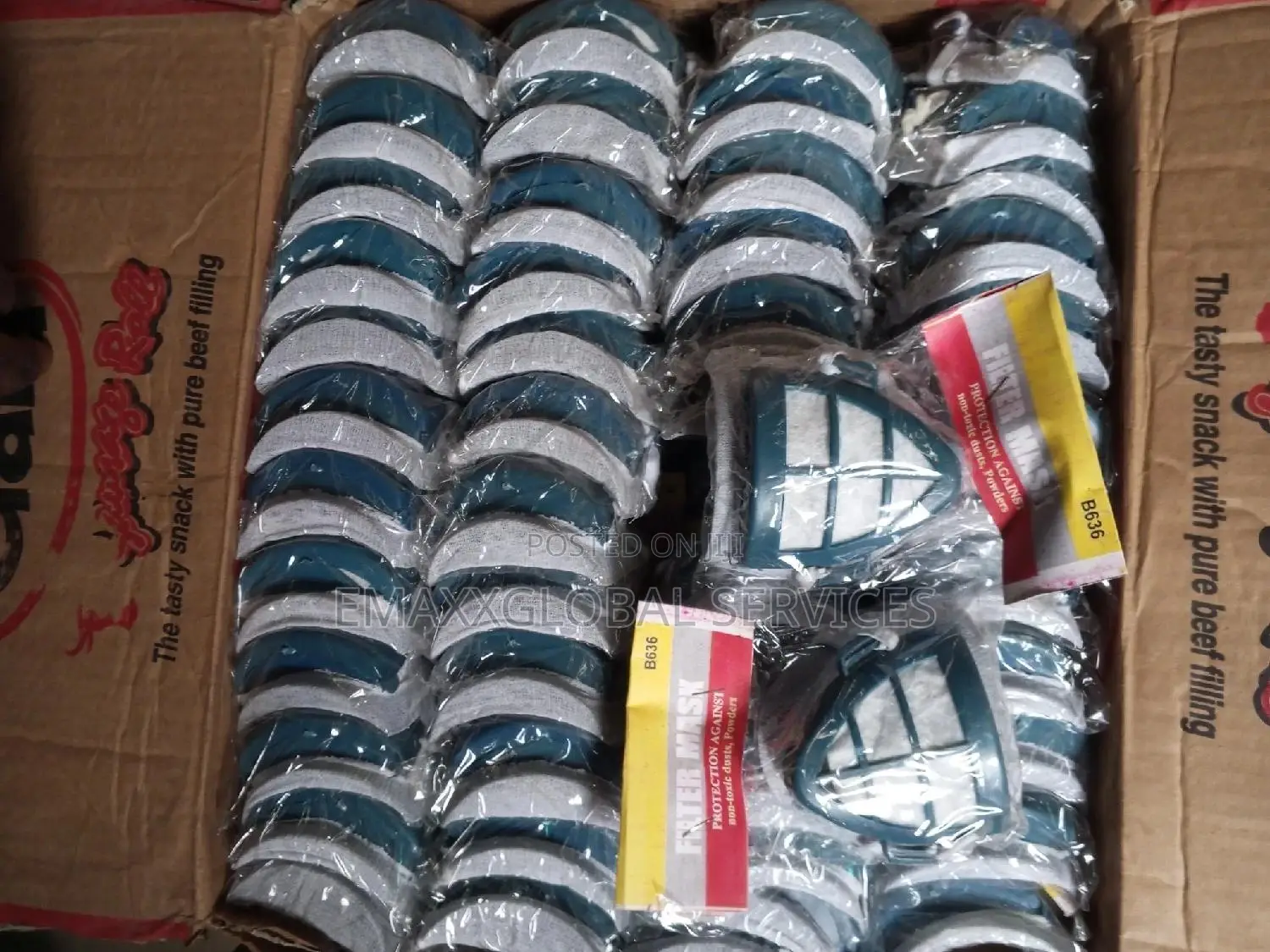 Plastic Filter Mask Respirator Gas Safety