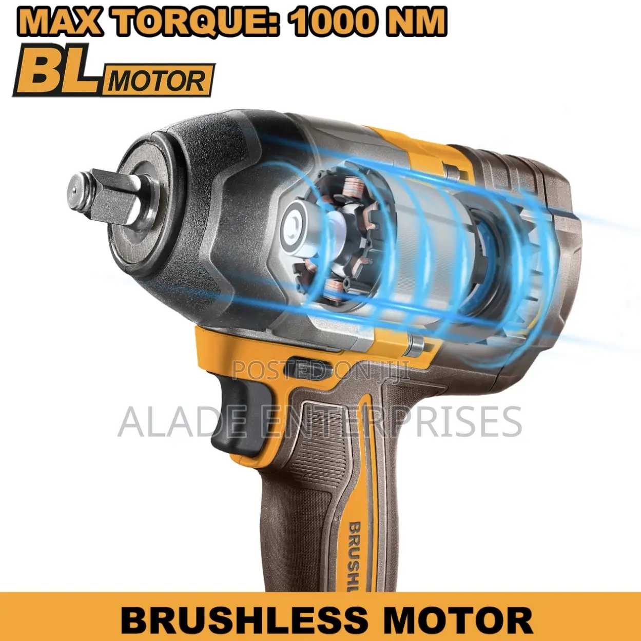 Ingco 850nm Cordless Impact Wrench, Ciwli2085