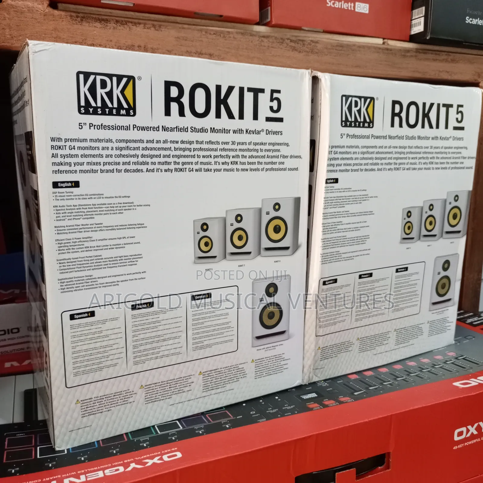 Professional Studio Monitor Rokit 5 4g White