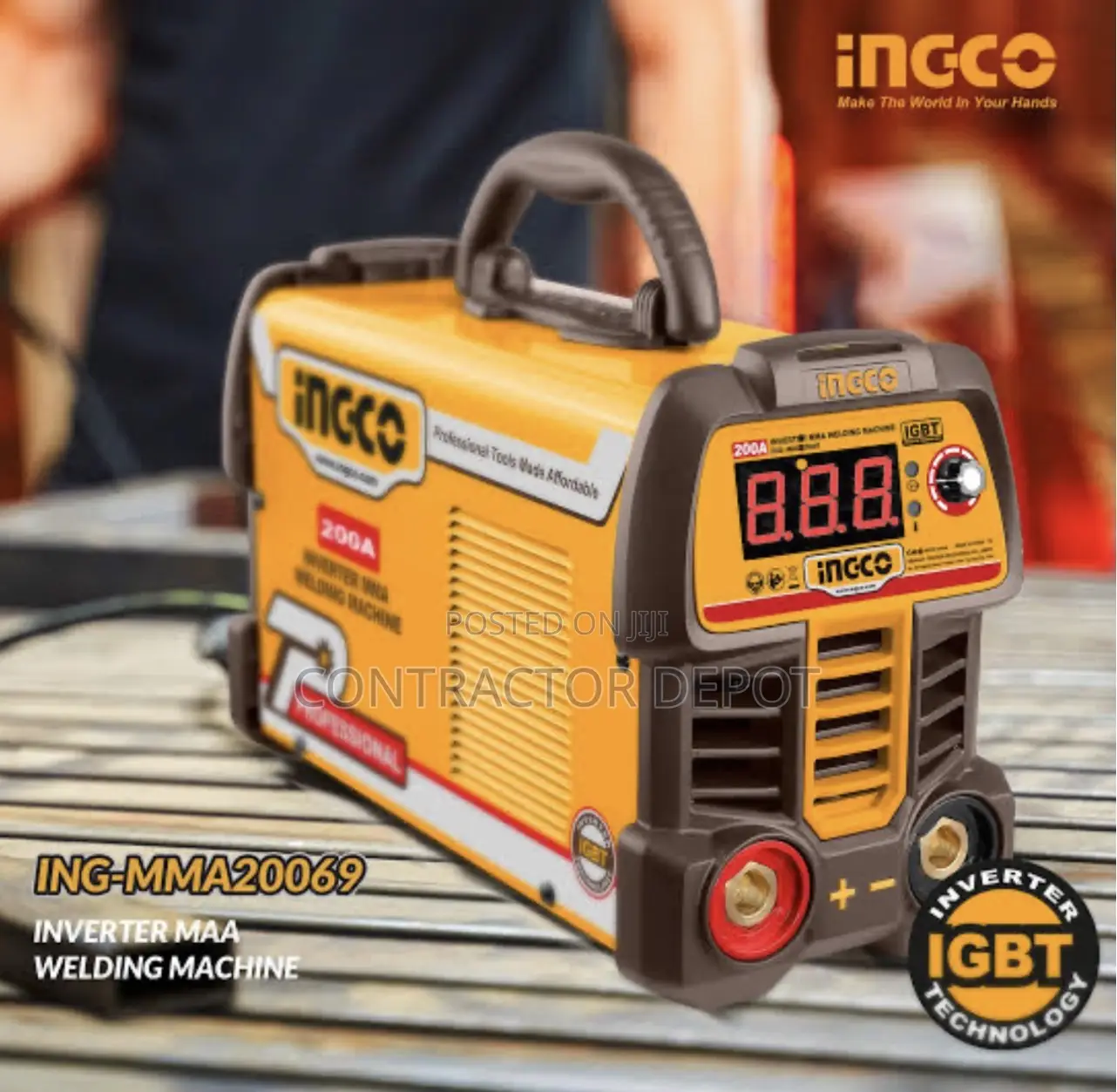 Ingco Inverter Welding Machine Mma 200 With Igbt Technology