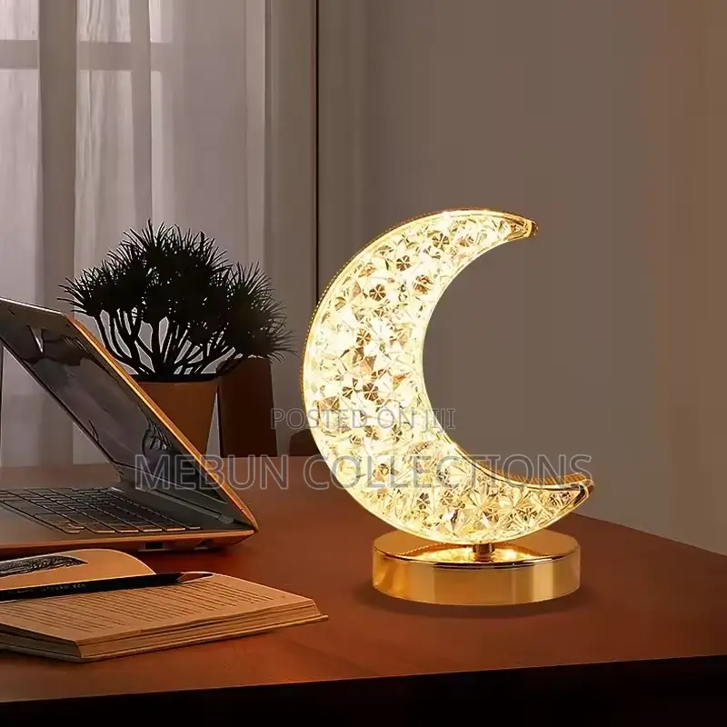 Usb Rechargeable 3d Crystal Table Lamp