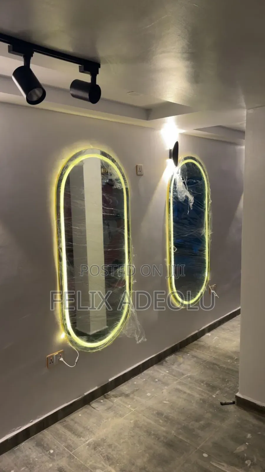 Mirror Glasses With Light