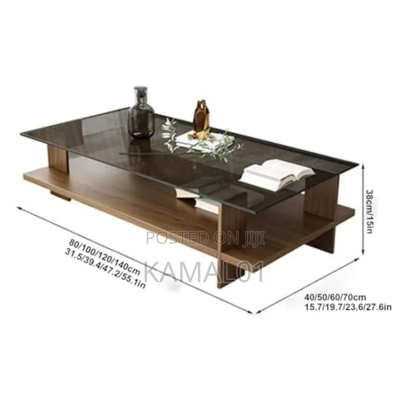 Glass Nordic Coffee Center Table