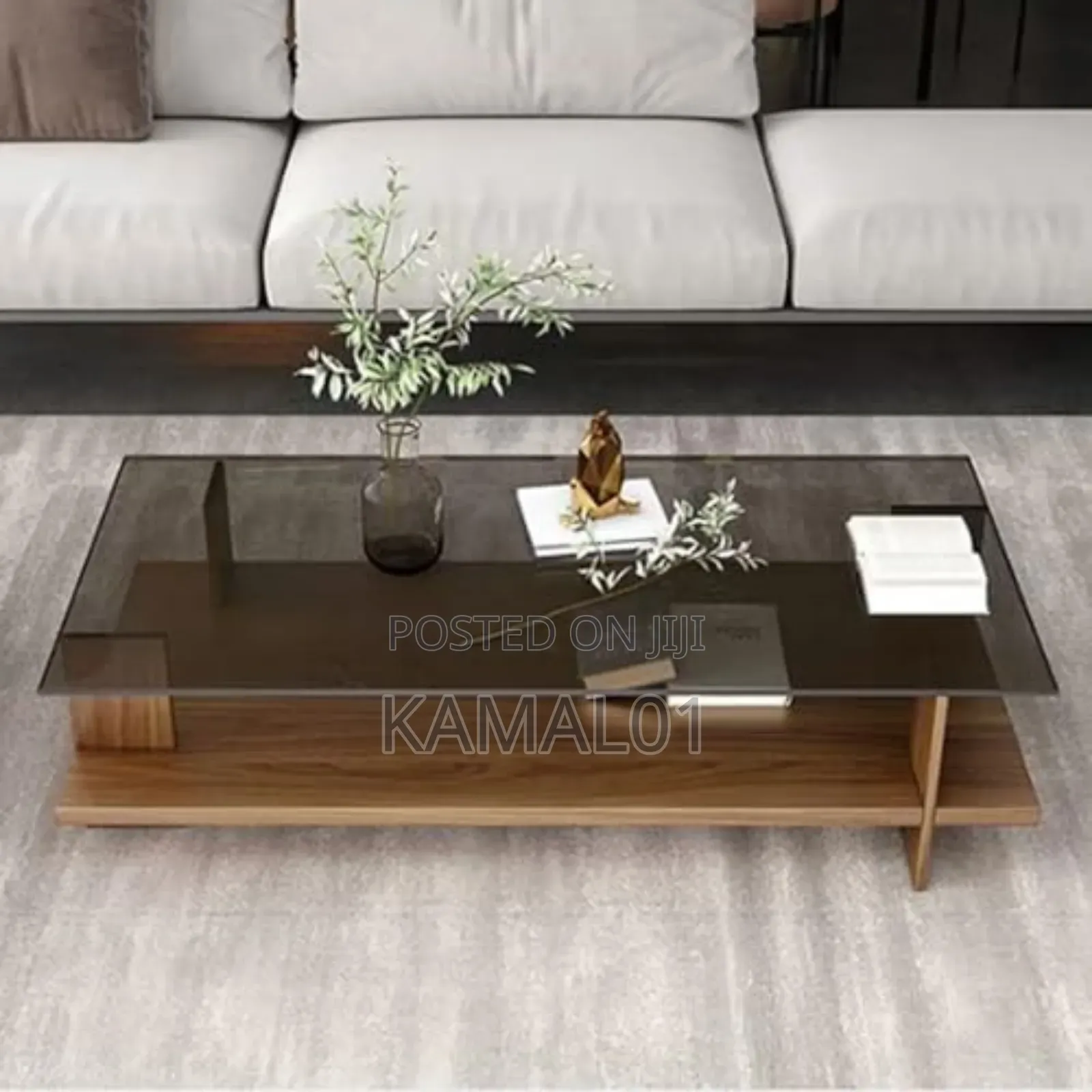 Glass Nordic Coffee Center Table