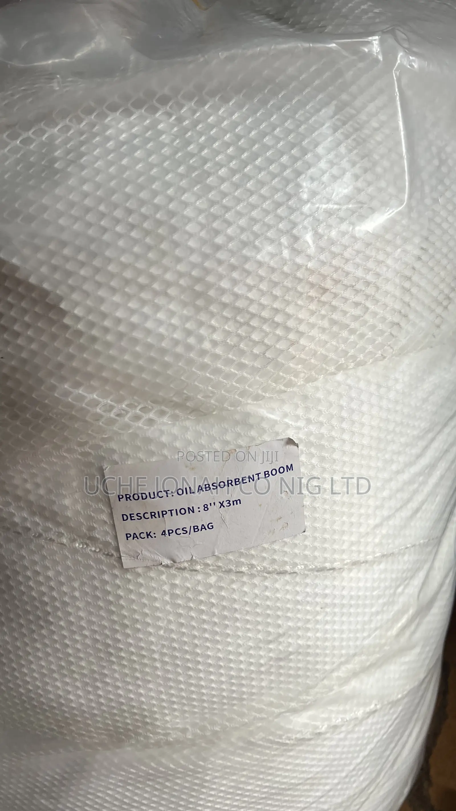 Oil Absorbent Boom 8” X 3 Mtrs