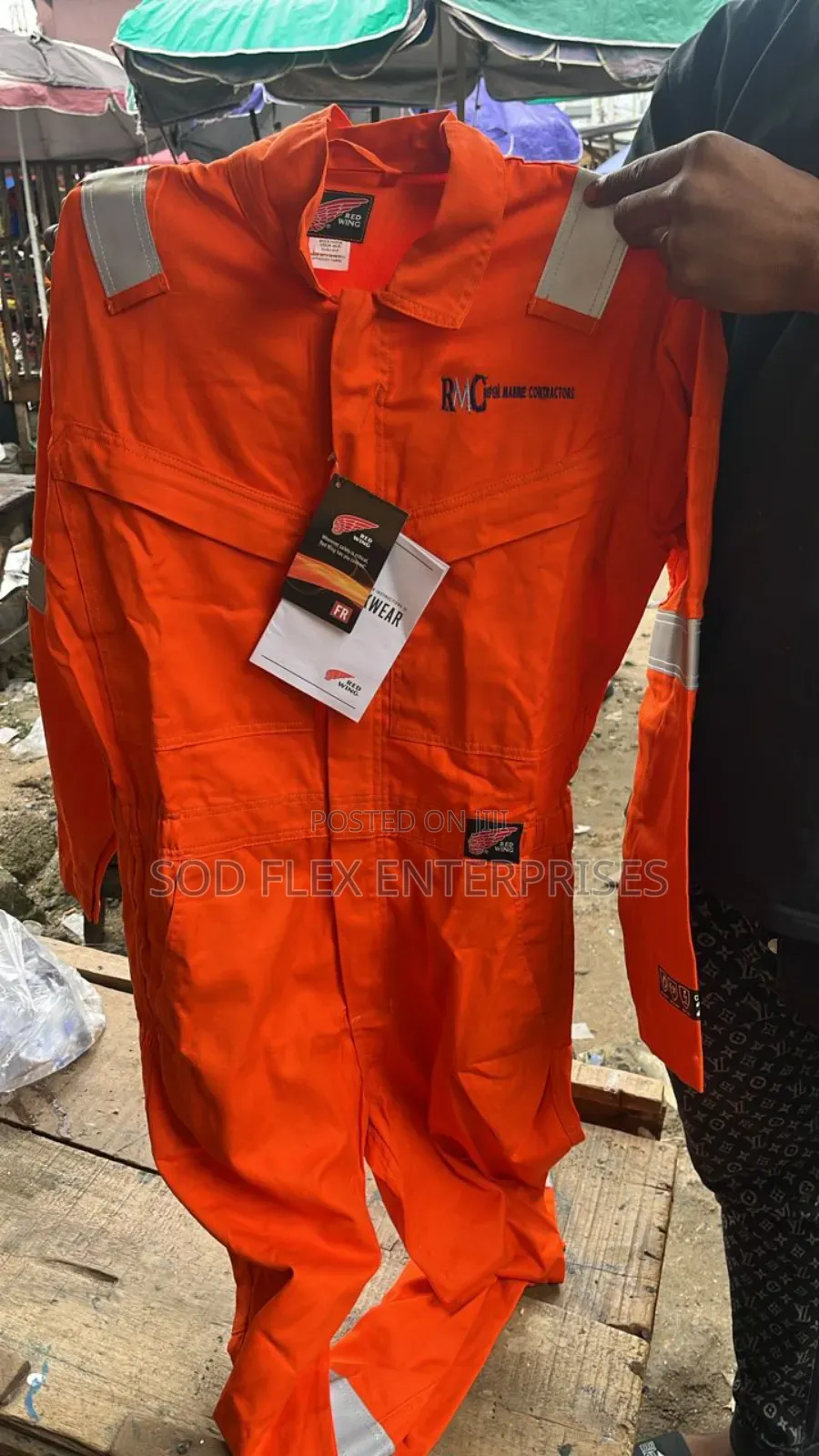 Redwings Fire And Flame Retardant Fire Coverall With Monogram