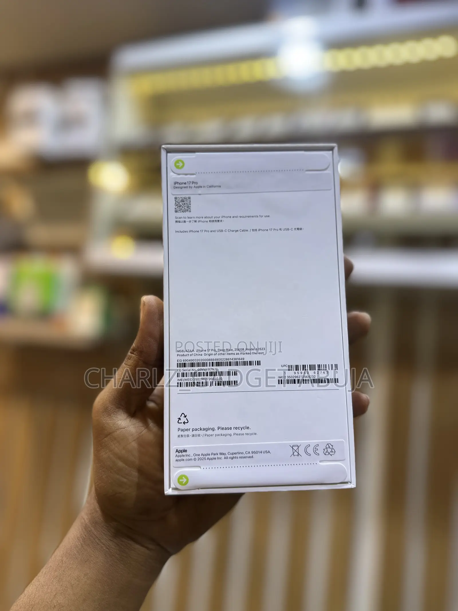 New Apple iPhone 17 Pro 256 GB