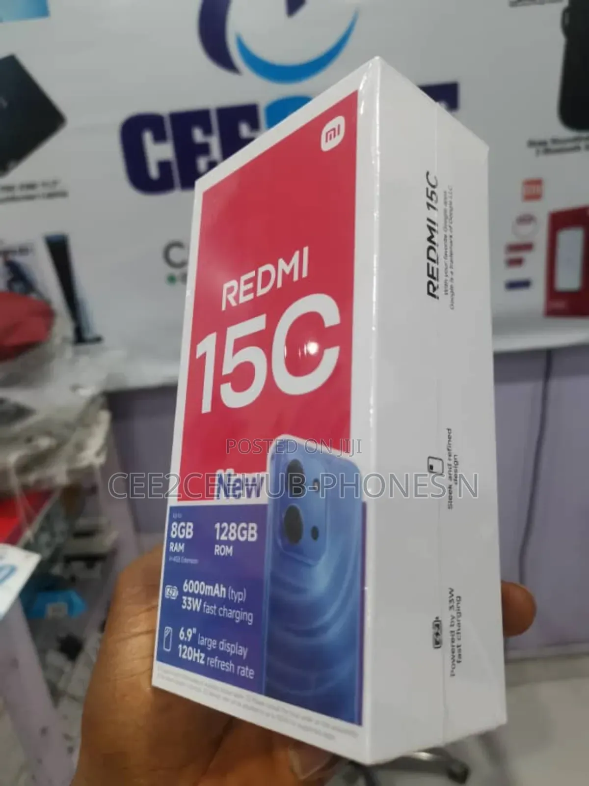 New Xiaomi Redmi 15C 4G 256 GB Black
