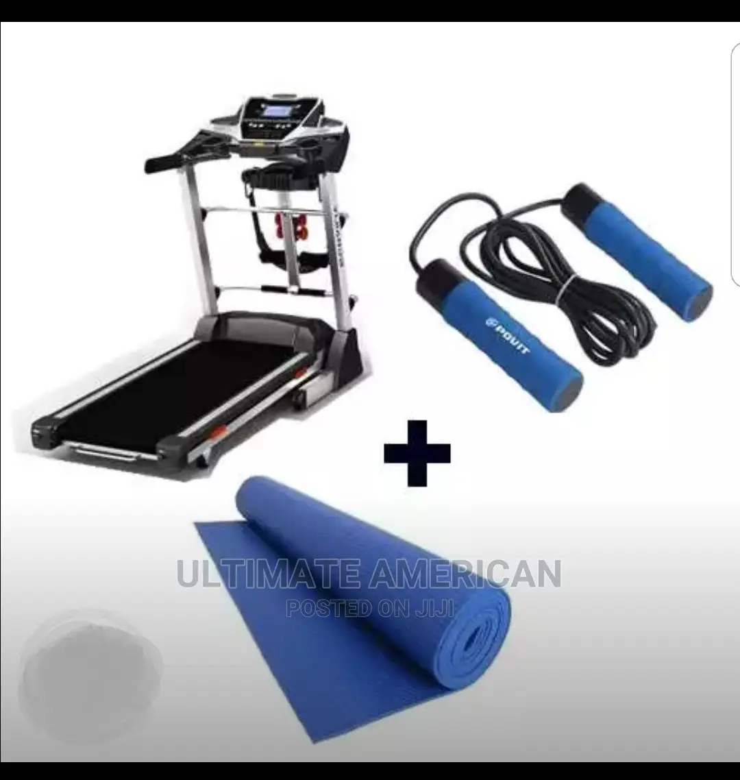 3 HP Treadmill + Skippimg Rope + Yogamat