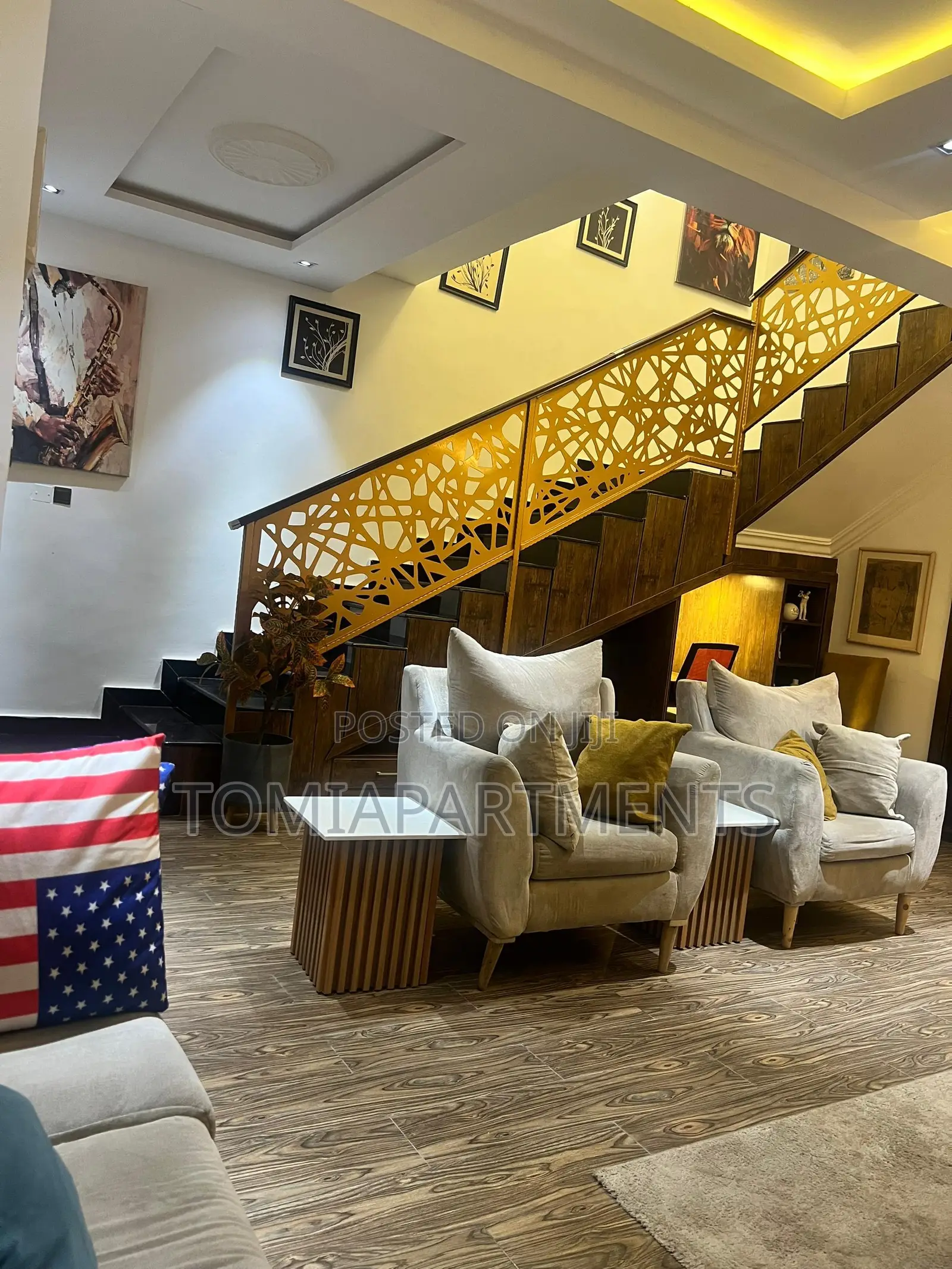 3 Bedroom Duplex Shortlet With Work Space, Pool, Ps5 Beach Access