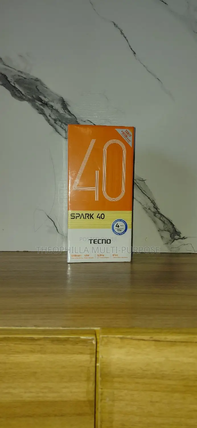 New Tecno Spark 40 128 GB Gold