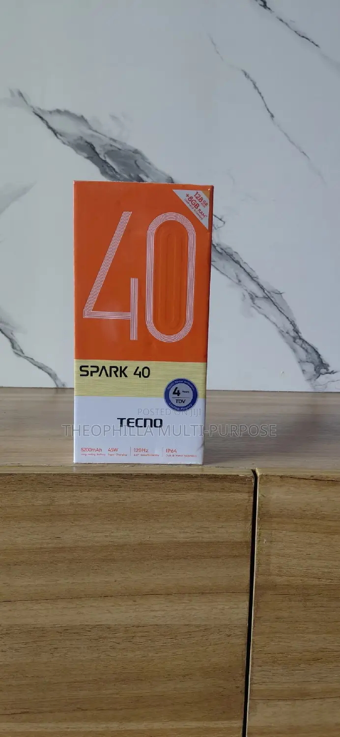 New Tecno Spark 40 128 GB Gold