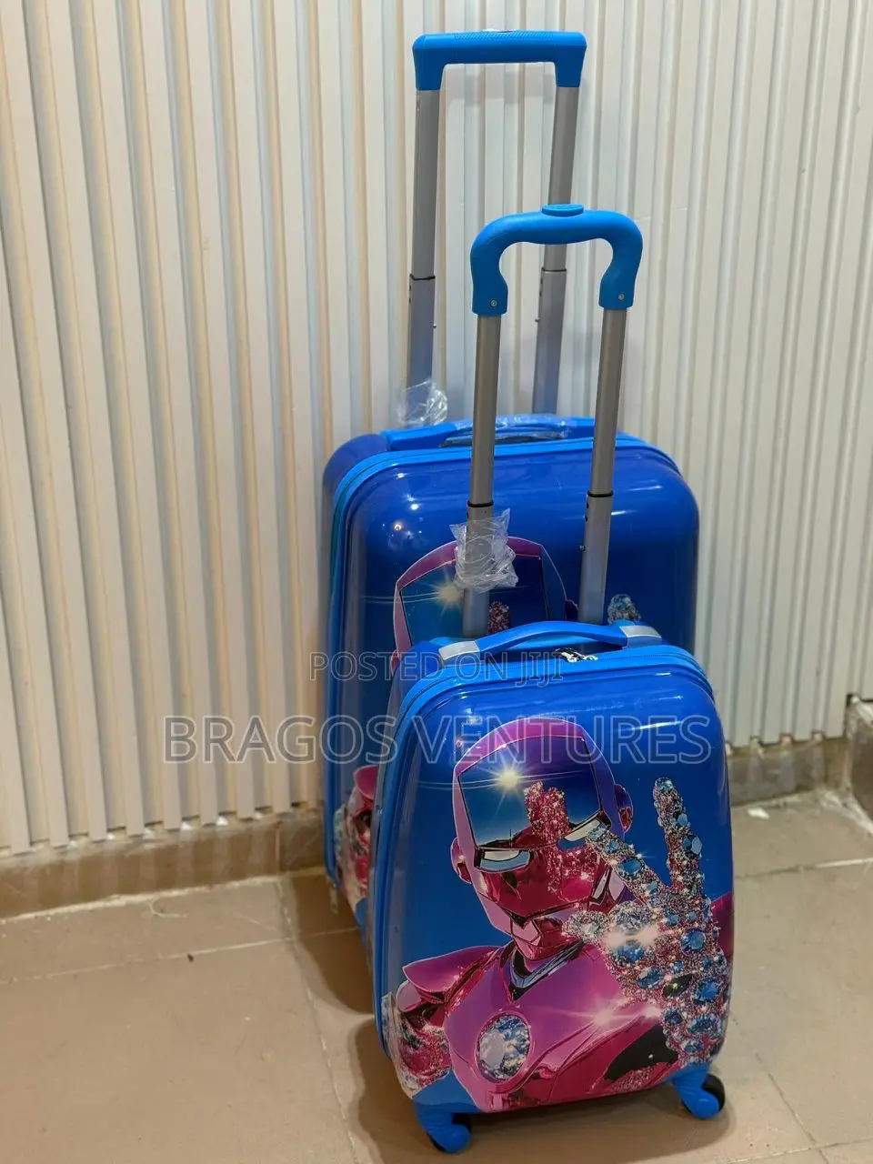 Set of 2pcs Male Character Children Boxes/Luggage