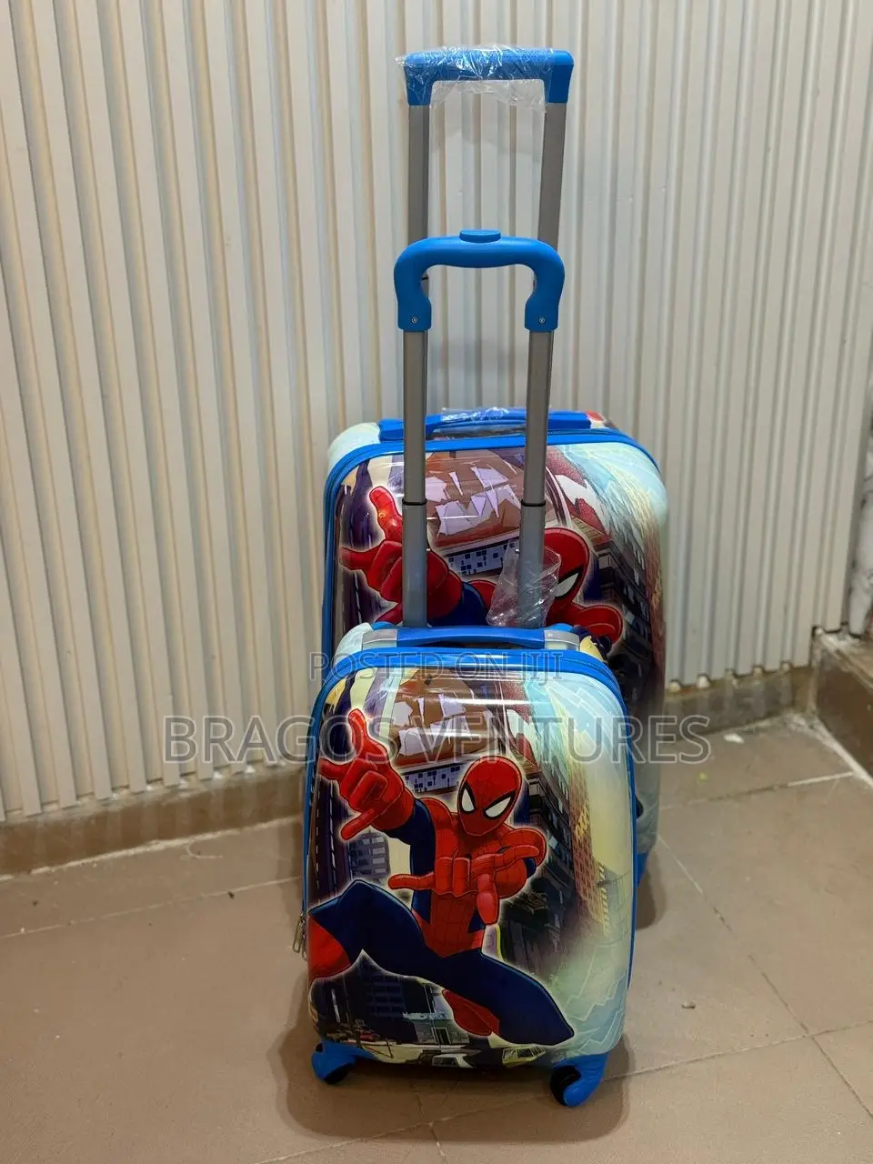 Set of 2pcs Male Character Children Boxes/Luggage