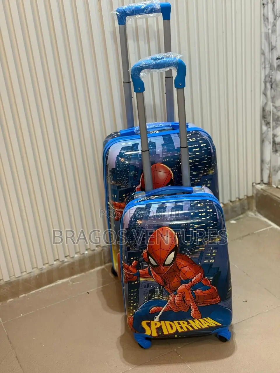Set of 2pcs Male Character Children Boxes/Luggage