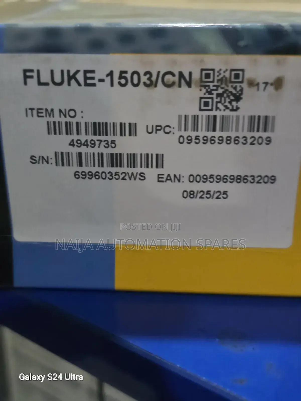 Fluke 1503 Insulation Resistance Meter